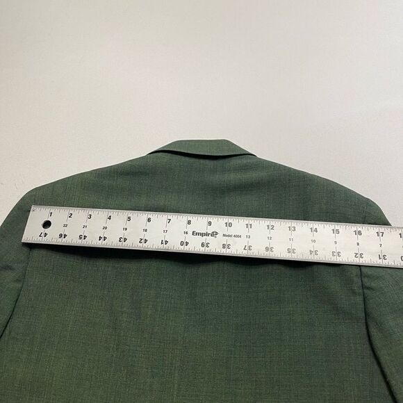 Boy Scout Hart Schaffner & Marx Green Blazer Bullion Boy Scouts VTG Size 37L - Picture 10 of 10